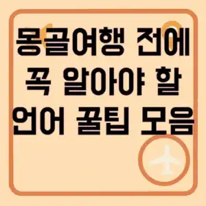몽골어번역기