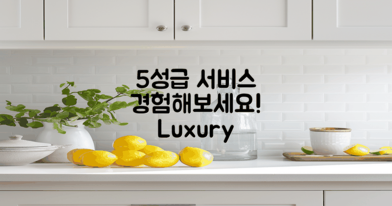 5성급 서비스 경험하기