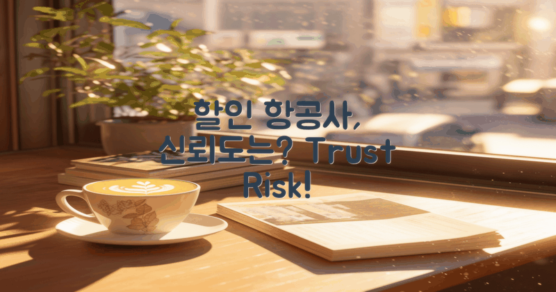 할인 항공사의 신뢰도는?