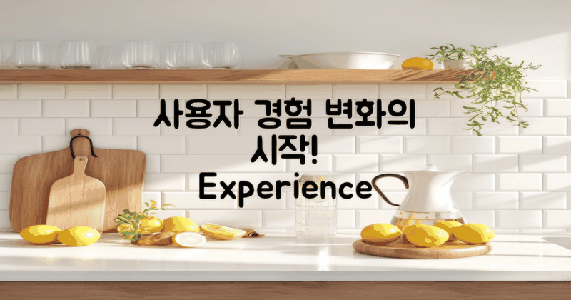 사용자 경험의 변화