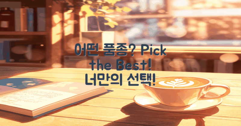 어떤 품종을 선택할까?