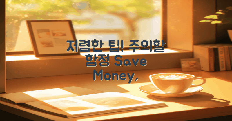 저렴한 팁과 함정