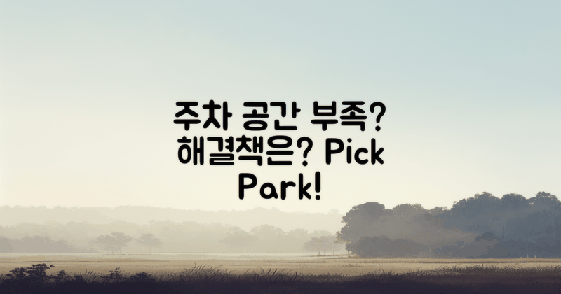 주차 공간 부족과 해결책