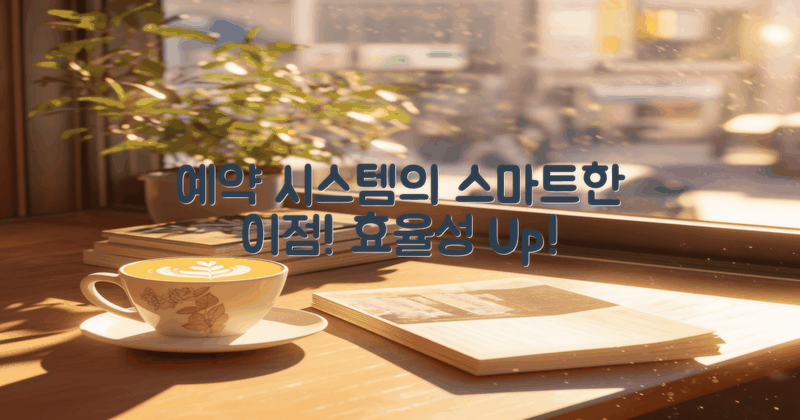 예약 시스템의 이점