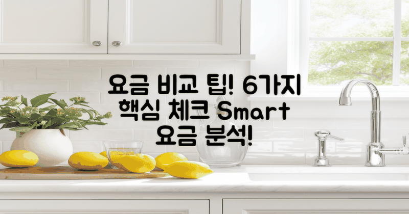 6가지 요금 비교 팁